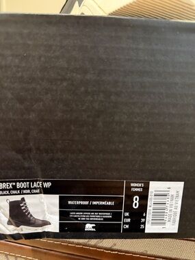Sorel Brex™ Boot Lace WP Women's Black with Chalk Accents